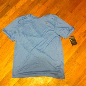 NWT Nike Dri-Fit Men’s Light Blue Athletic Shirt
